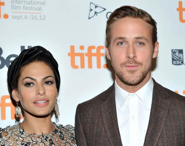 Ryan Gosling with wife Eva Mendes